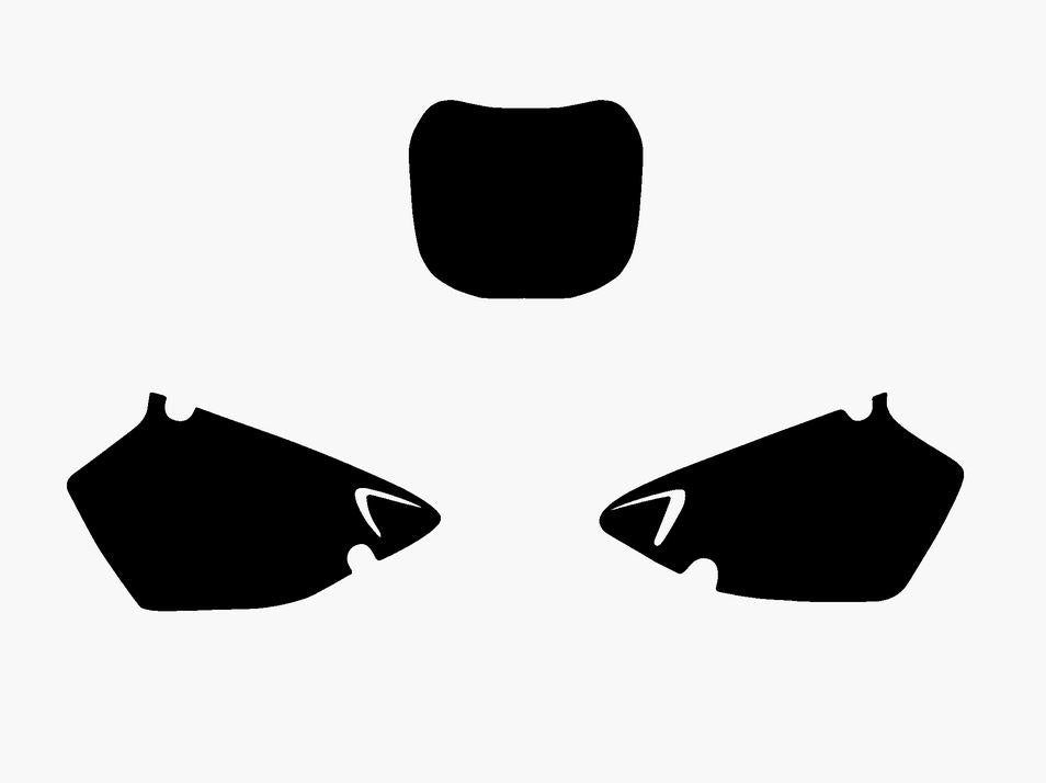 BLACK BACKGROUNDS YAMAHA YZ125/250 2000-2001