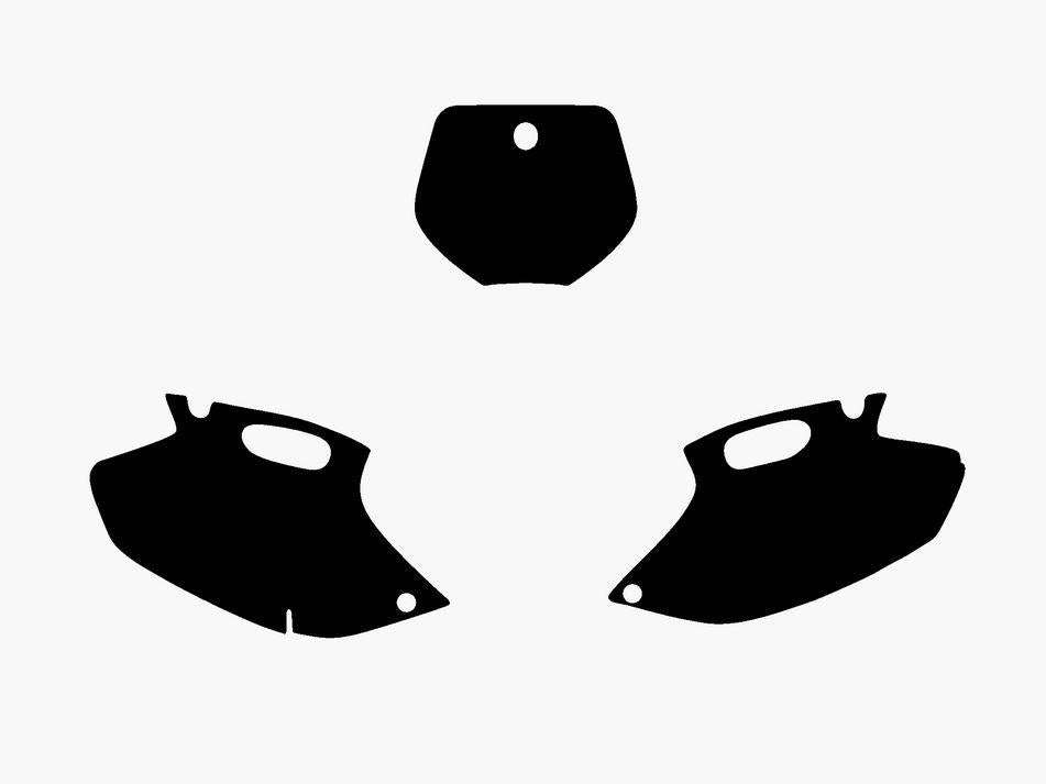 BLACK BACKGROUNDS YAMAHA WR400F 98-02, YZ400F 98-99