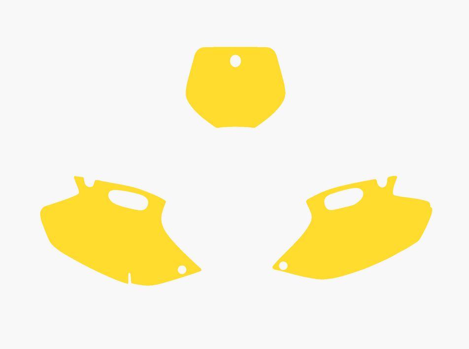 YELLOW BACKGROUNDS YAMAHA WR400F 98-02, YZ400F 98-99