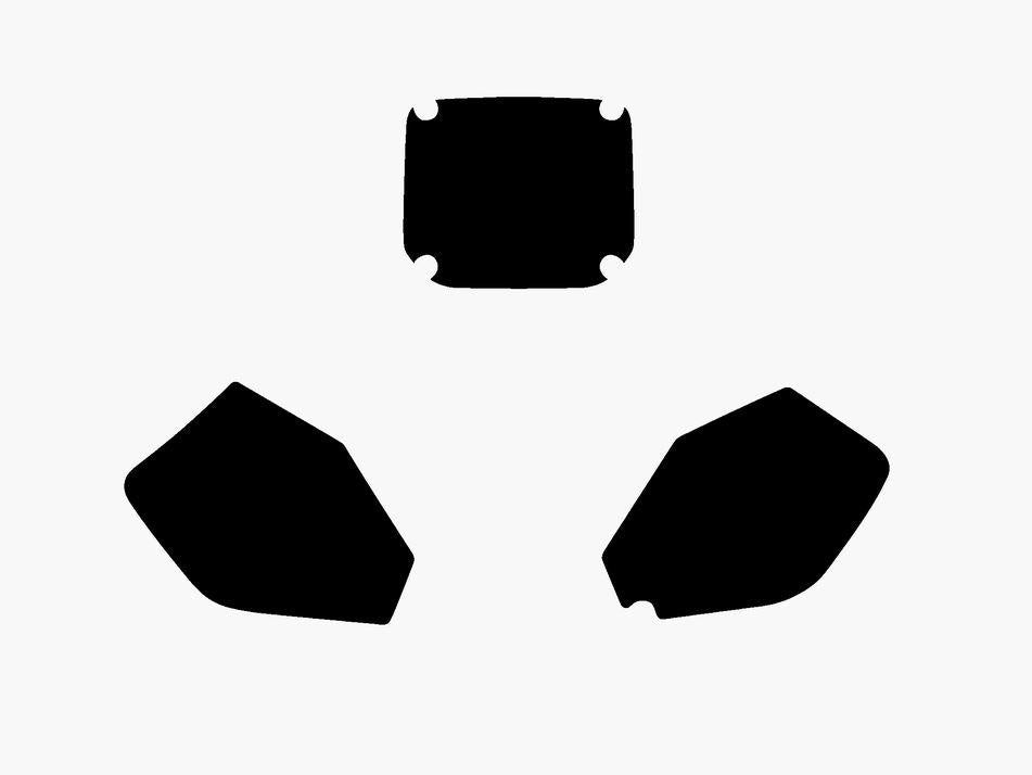 BLACK BACKGROUNDS SUZUKI RM125/250 1996-1998