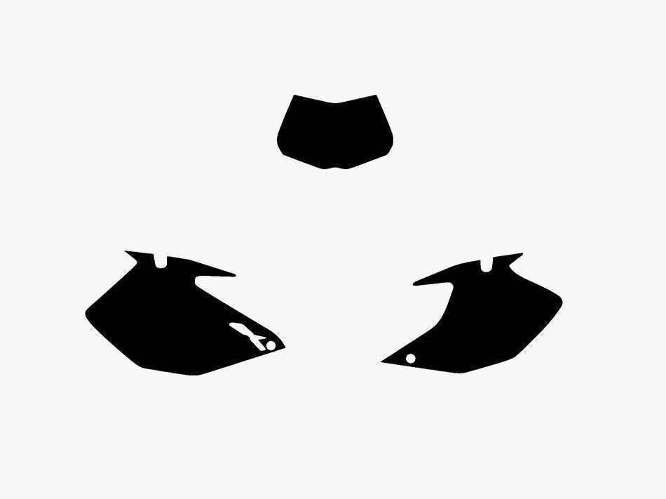 BLACK BACKGROUNDS YAMAHA WR250F 07-14, WR450F 07-11