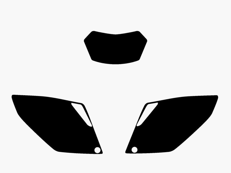BLACK BACKGROUND HONDA CRF250 2006-2009