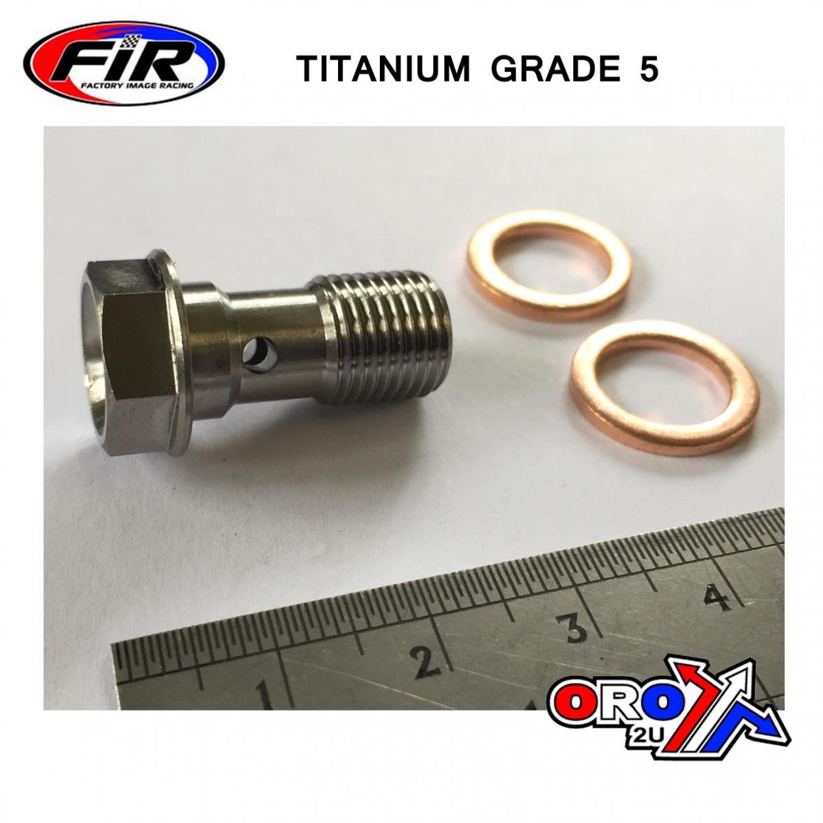 BANJO PRO BOLT 10x1.25mm TITANIUM GRADE 5 / EACH