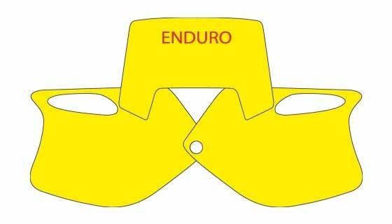 YELLOW BACKGROUNDS KTM EXC125 1993-1997