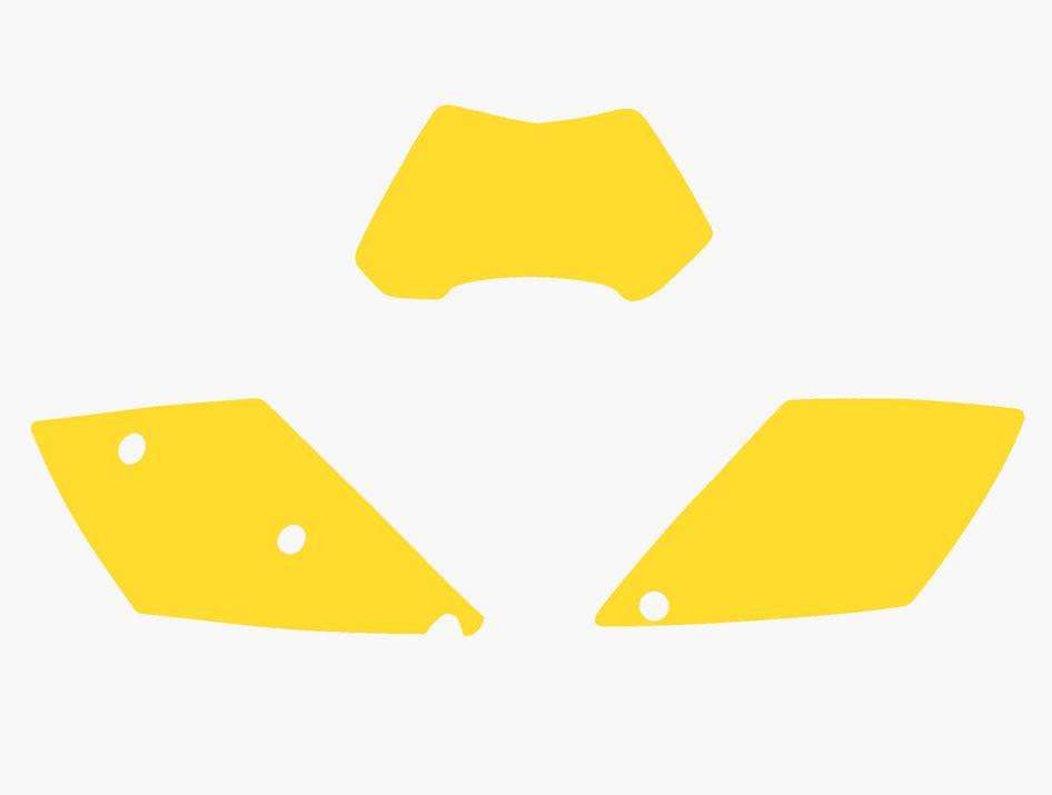 YELLOW BACKGROUNDS KTM EXC 125/250 05-07, EXC-F 250-450 05-07