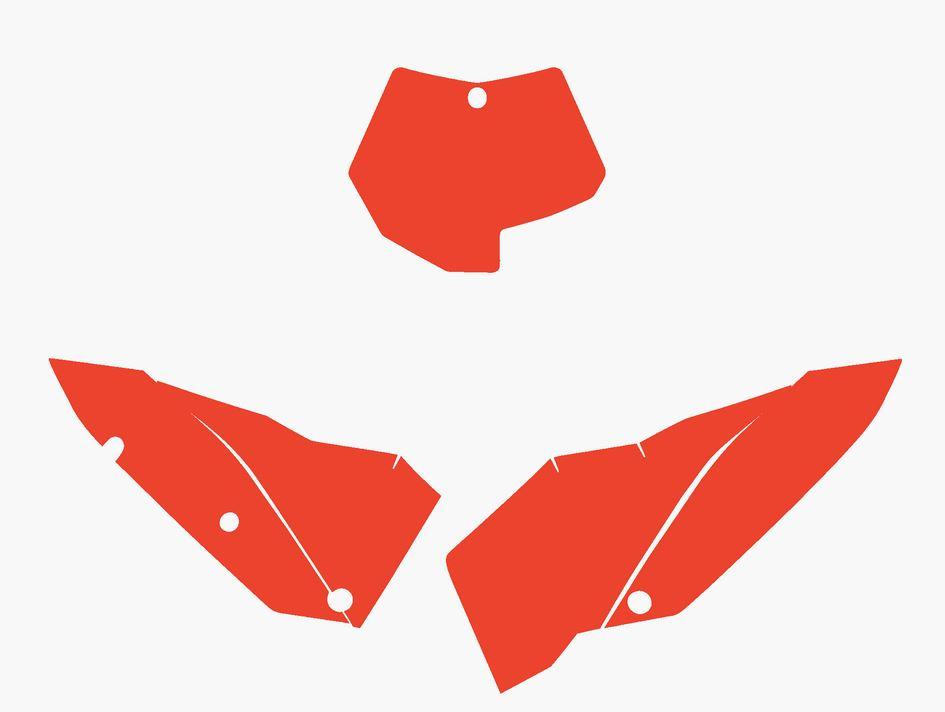 RED BACKGROUNDS KTM SX125-250 07-10, SX-F 250-450 07-10