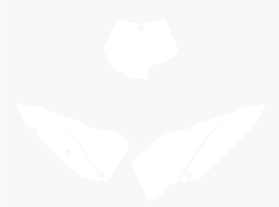 WHITE BACKGROUNDS KTM SX125-250 07-10, SX-F 250-450 07-10