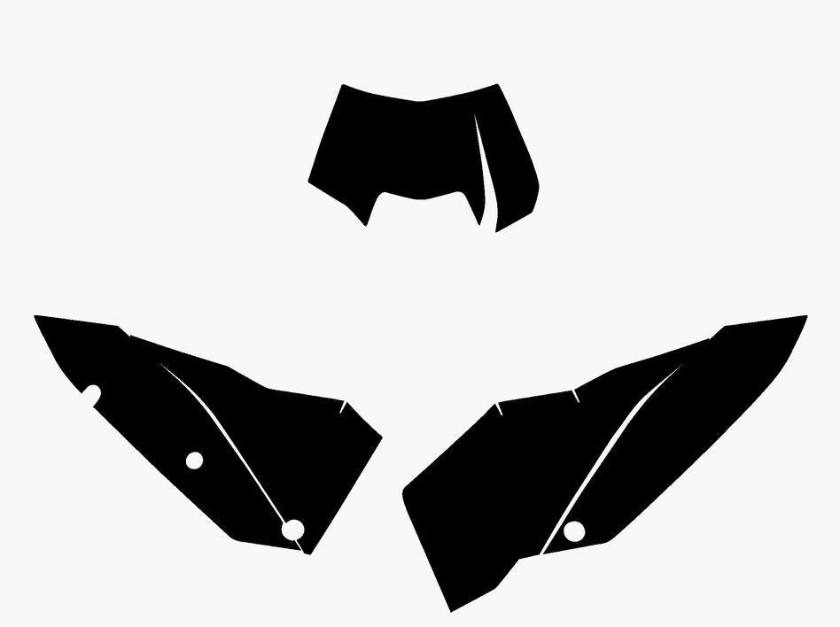 BLACK BACKGROUNDS KTM EXC 125-250 08-11, EXC-F 250-450 08-11