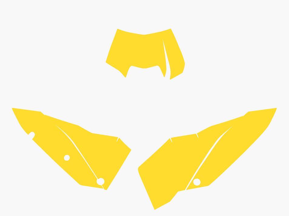 YELLOW BACKGROUNDS KTM EXC 125-250 08-11, EXC-F 250-450 08-11