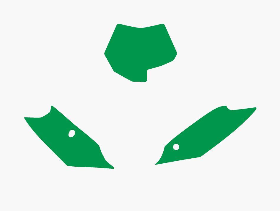 GREEN BACKGROUNDS KTM SX125-250 11-12, SX-F250-450 11-12