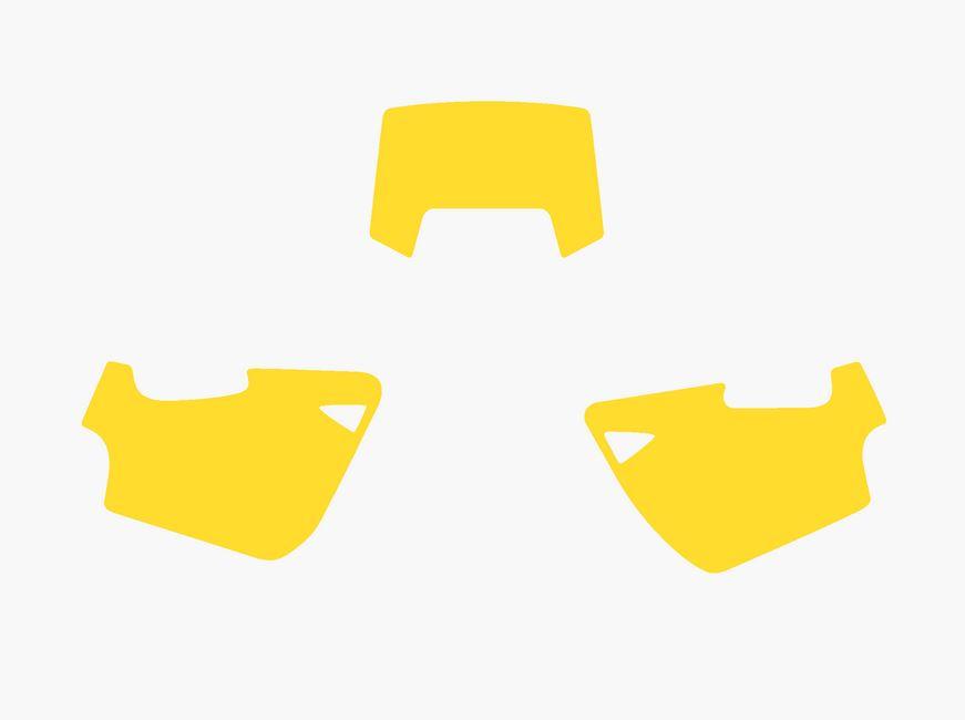 YELLOW BACKGROUNDS HUSQVARNA WR125/250 1995-1999