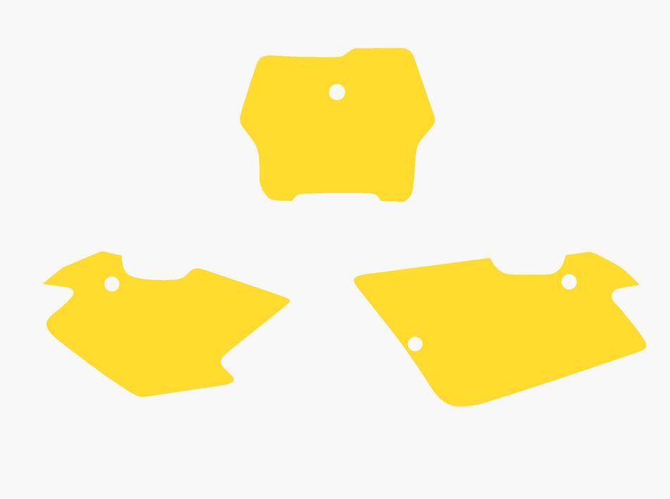 YELLOW BACKGROUNDS HUSQVARNA TC125/250 00-04, TC250/450 02-04