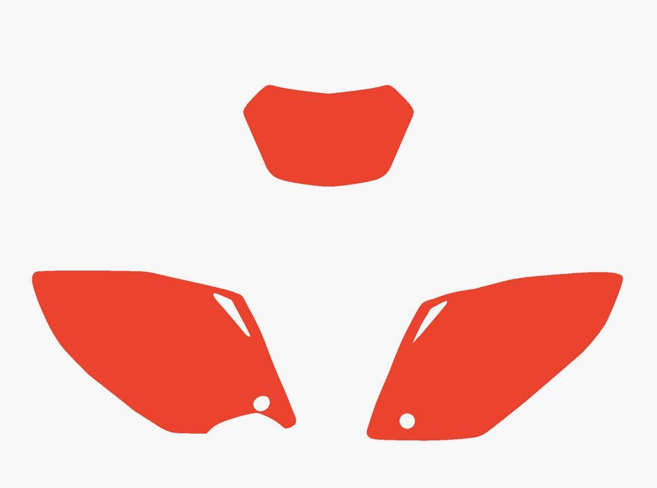 RED BACKGROUND HONDA CRF450R 2005-2008