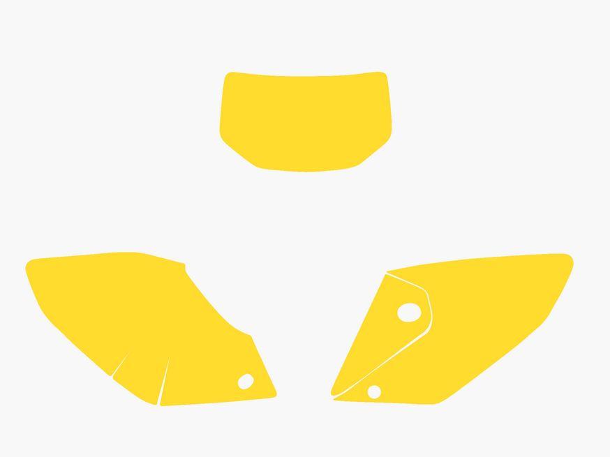 YELLOW BACKGROUNDS HONDA CRF250X 2004-2019
