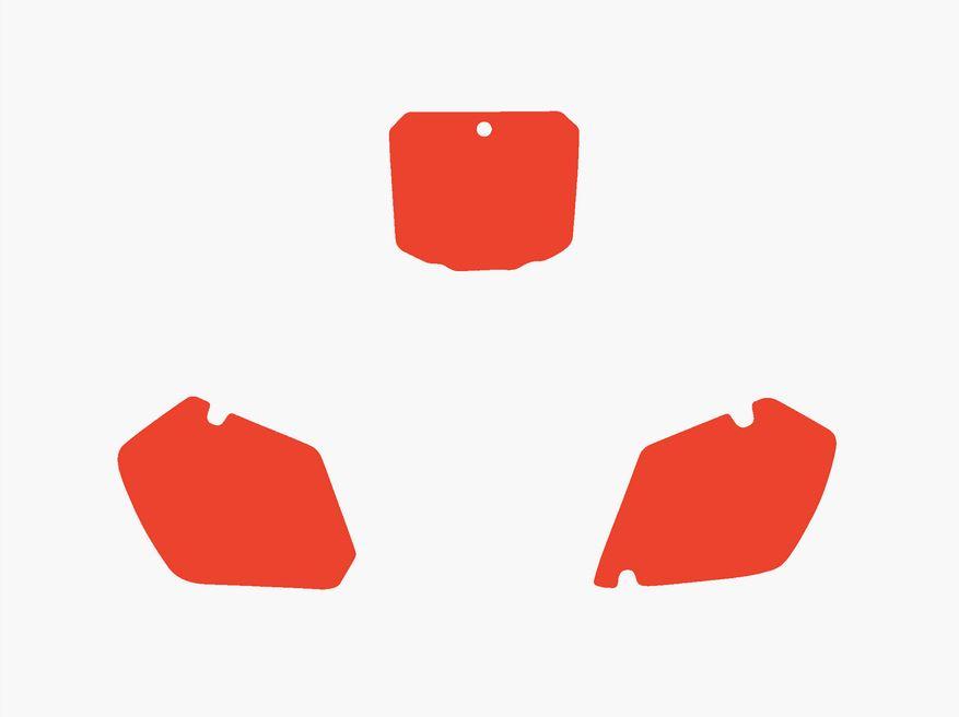 RED BACKGROUND HONDA CR250 97-99, CR125 98-99