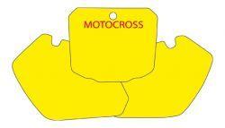 RED BACKGROUND HONDA CR250 97-99, CR125 98-99