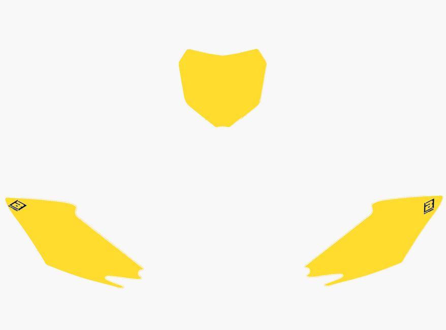 YELLOW BACKGROUNDS HONDA CRF250R 2014-2017, CRF450 2013-2016