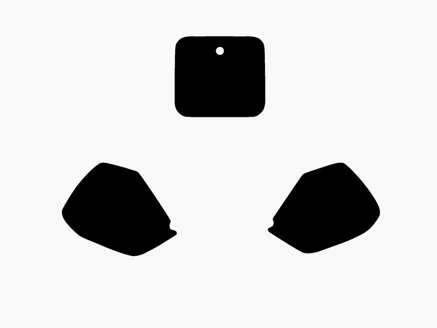 BLACK BACKGROUNDS HONDA CR125 91-92, CR250 90-91, CR500 91-02
