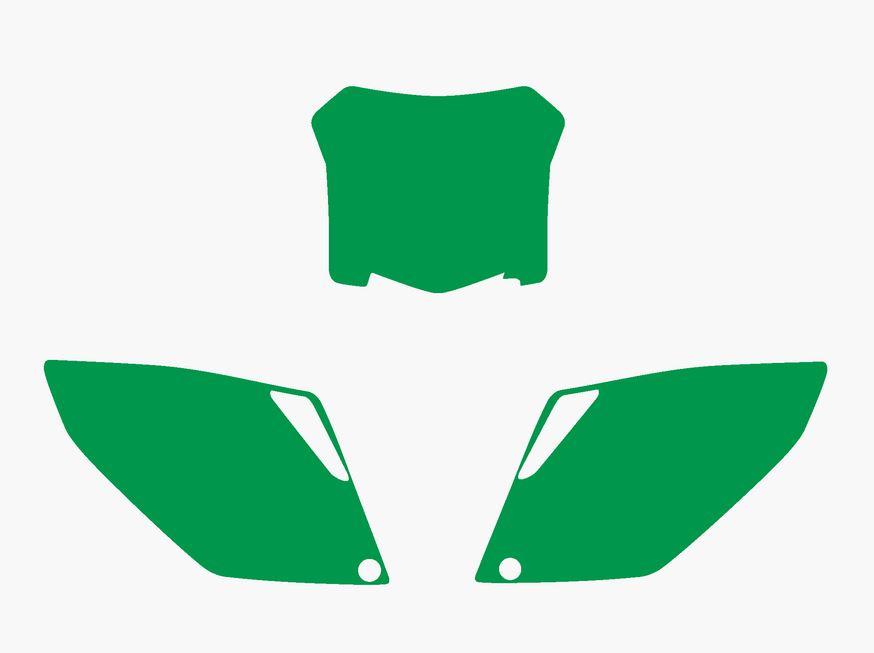 GREEN BACKGROUND HONDA CRF250R 2008-2009