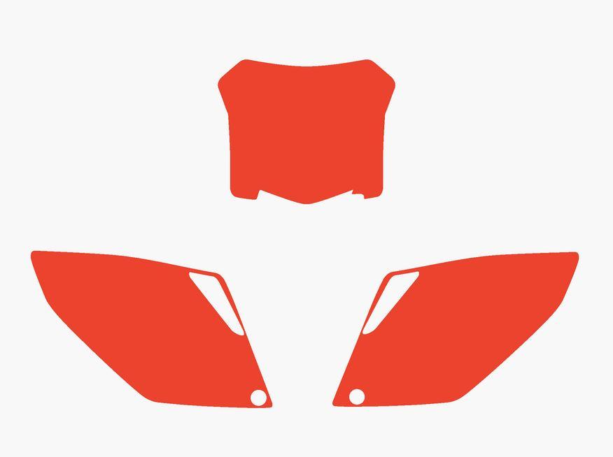 RED BACKGROUND HONDA CRF250R 2008-2009