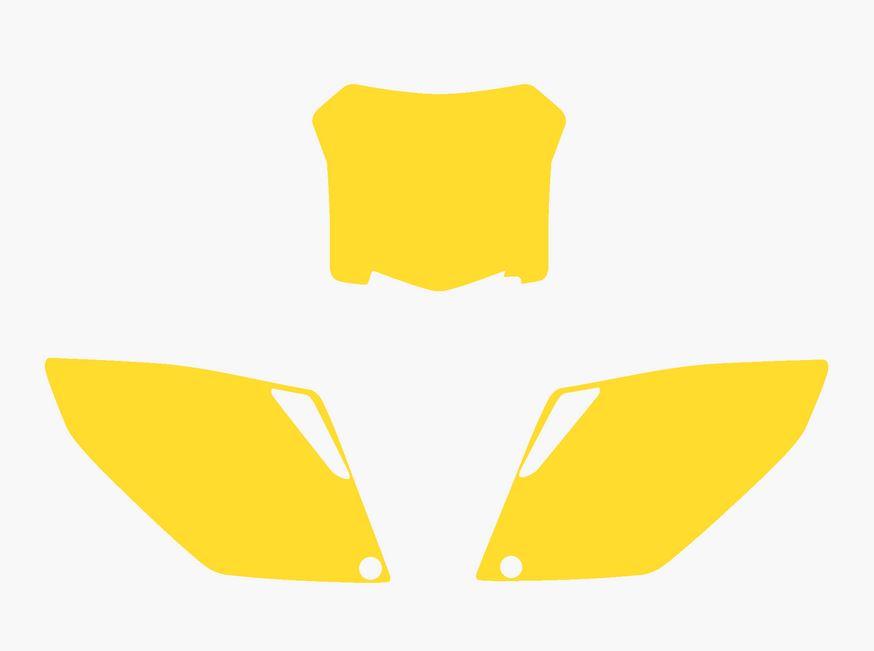 YELLOW BACKGROUND HONDA CRF250R 2008-2009