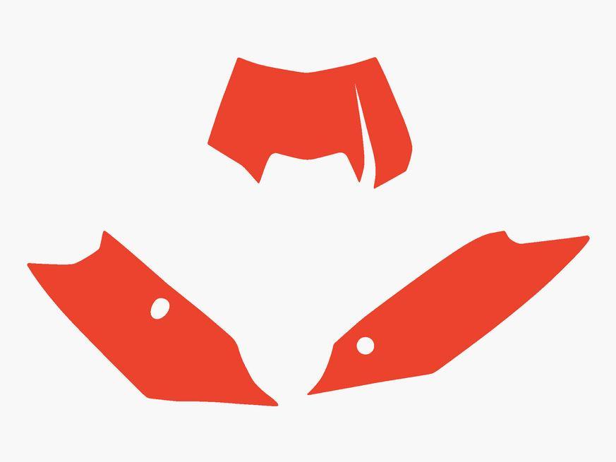 RED BACKGROUNDS KTM EXC 125-250 2012-2013, EXC-F 250-450 2012-2013
