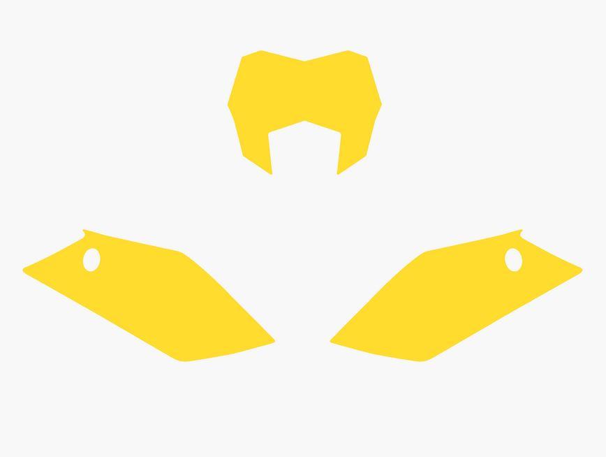 YELLOW BACKGROUNDS GAS GAS EC125-300 2012-2013, EC-F 250-450 12-13