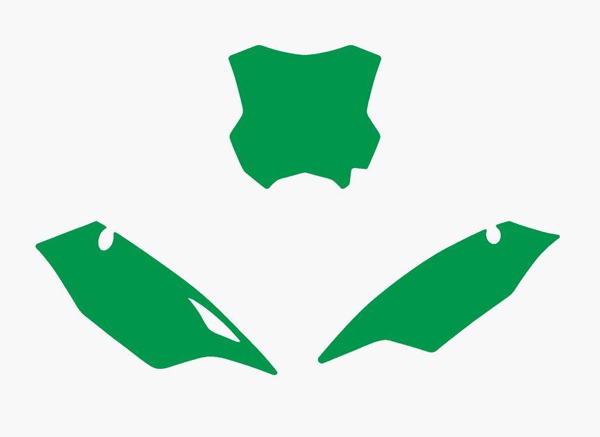 GREEN BACKGROUNDS KAWASAKI KX250F 2017-2019, KX450F 2016-2018