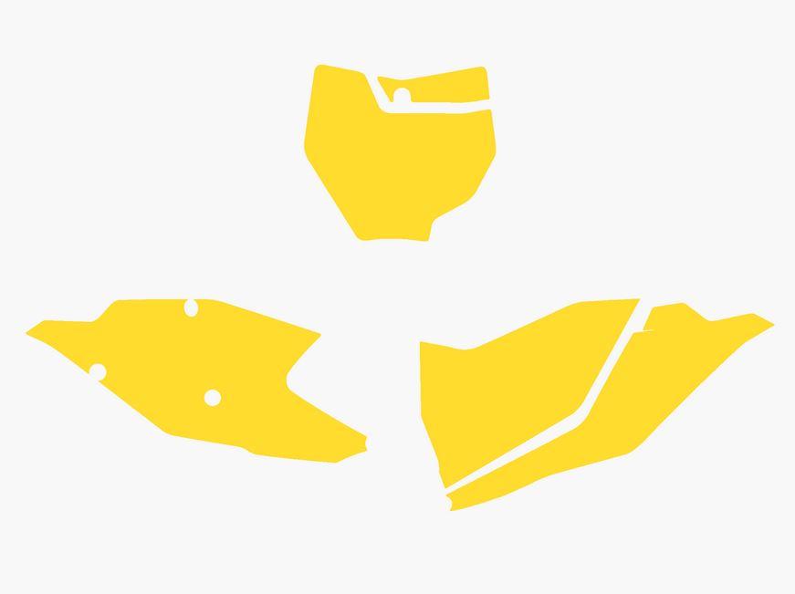 YELLOW BACKGROUNDS KTM SX 125-250 2016-2018, SX-F 250-450 2016-2018