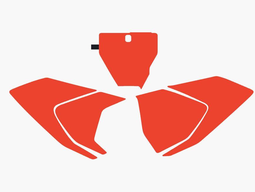 RED BACKGROUNDS HUSQVARNA FC250-450 2016-2018, TC125-250 2016-2018