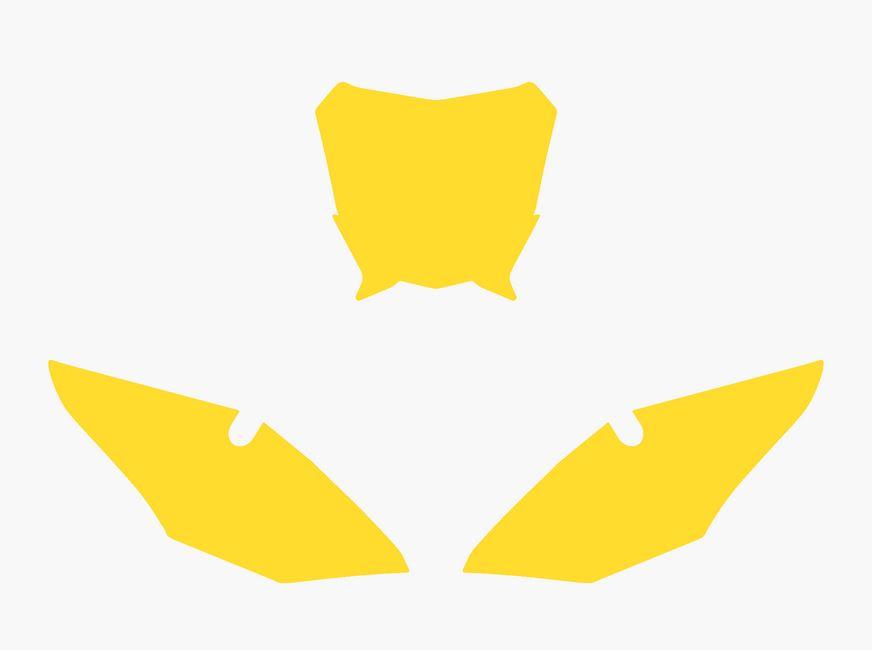 YELLOW BACKGROUNDS HONDA CRF250R 2018-2021, CRF450R 2017-2022