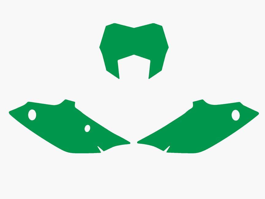 GREEN BACKGROUNDS GASGAS EC125-300 2014-2017, EC-F 250-450 2014-2017
