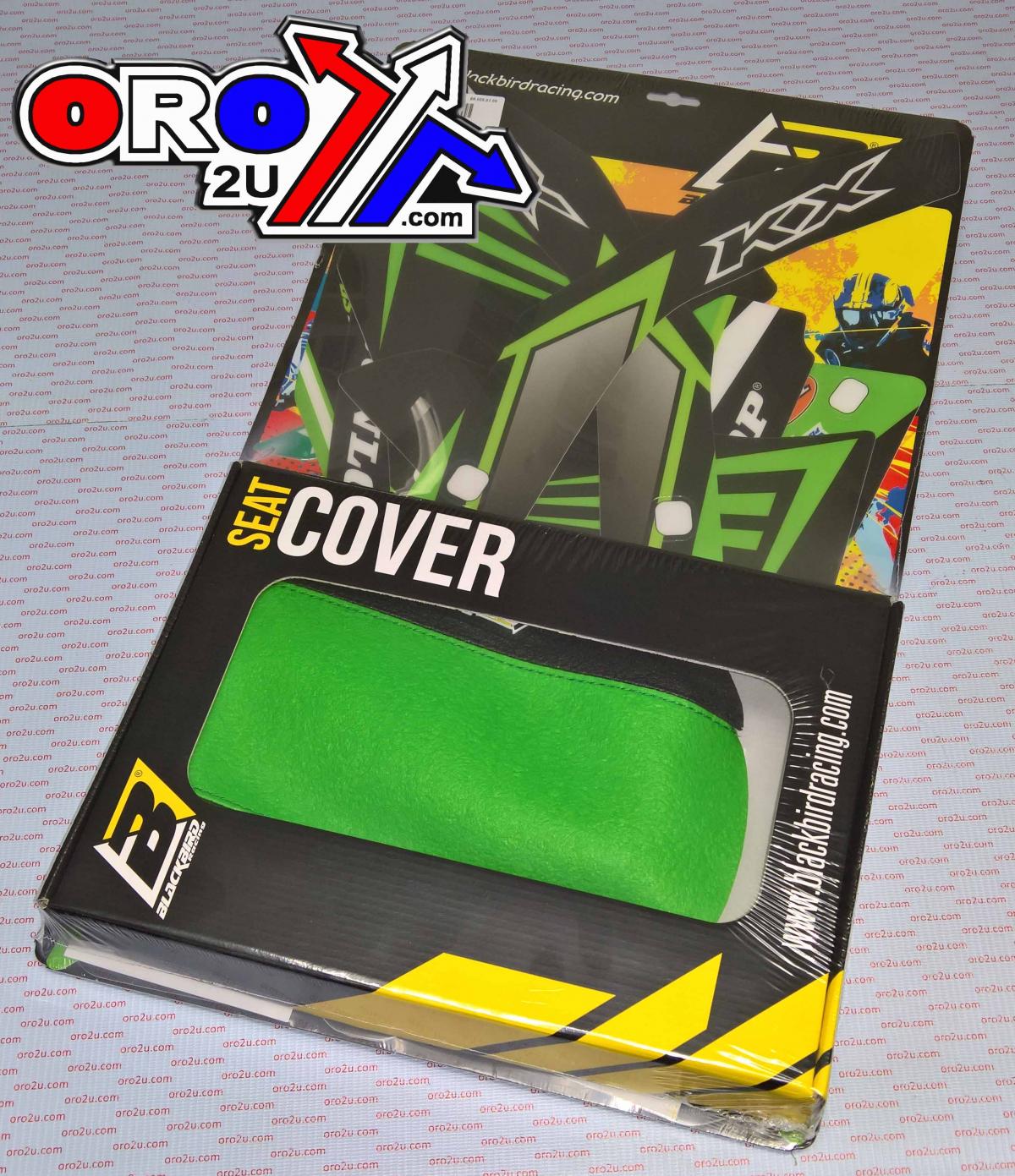 KAWASAKI KX250F 2017-2020 KAWASAKI RACING TEAM FULL DECAL KIT, BLACKBIRD