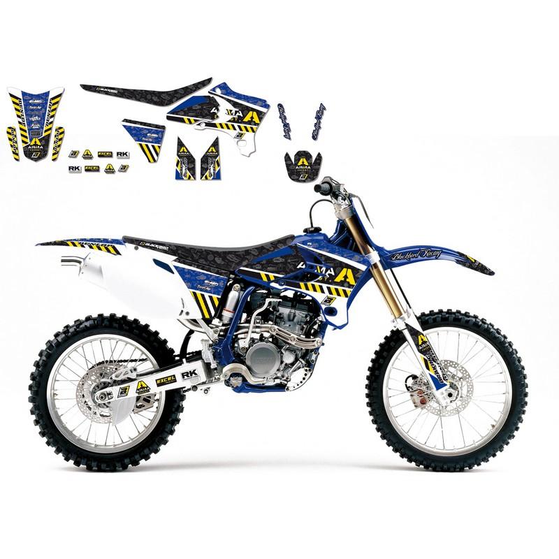 YAMAHA YZ-F250/450 2003-2005 ARMA ENERGY DECAL KIT, BLACKBIRD