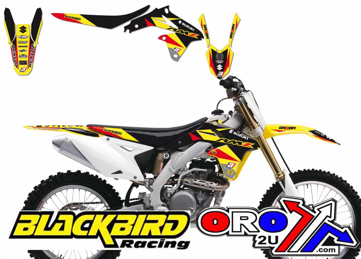 SUZUKI RM-Z450 2008-2017 DREAM 3 DECAL KIT, BLACKBIRD