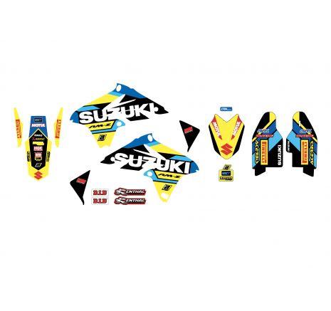 SUZUKI RM-Z250 2010-2018 TEAM SUZUKI WORLD RESTYLE, REPLICA BLACKBIRD KIT