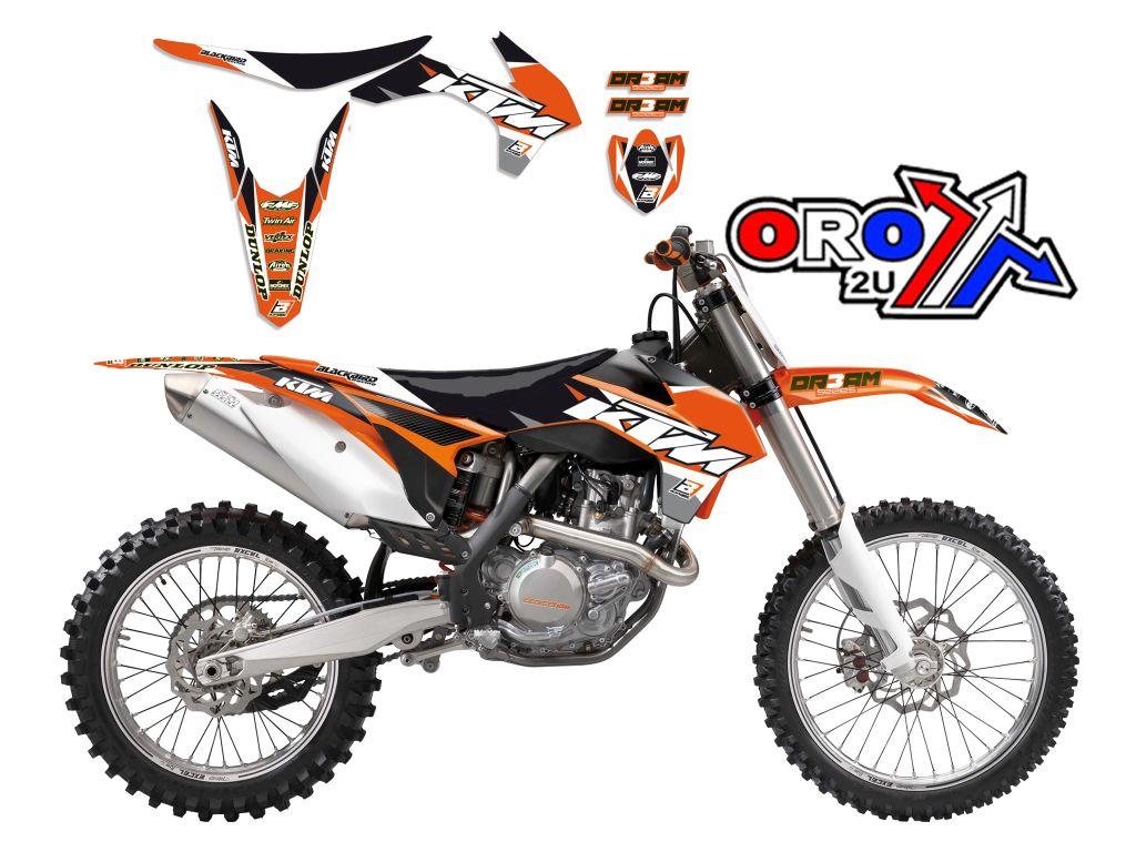 KTM SX/SXF 2013-2015, EXC 2014-2016 DREAM-3 FULL TEAM KIT, BLACKBIRD