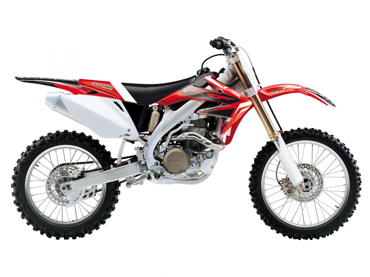 HONDA CRF450R 2005-2008 DREAM 4 DECAL KIT, BLACKBIRD