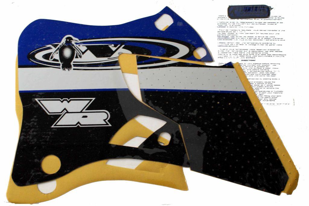 YAMAHA WR250 1997-2001, RAD & TANK DECAL KIT