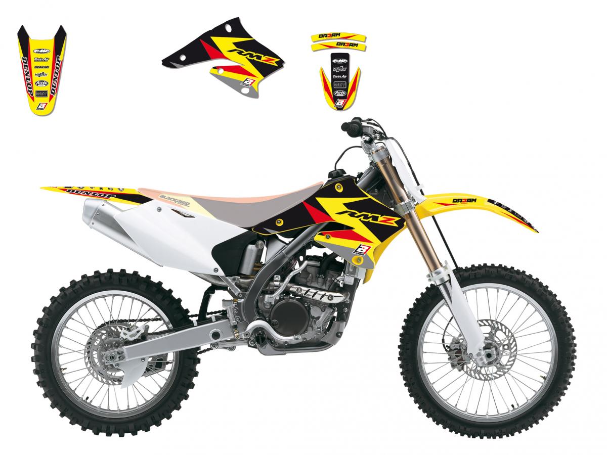 SUZUKI RM-Z250 2004-2006, DREAM 3 DECAL KIT