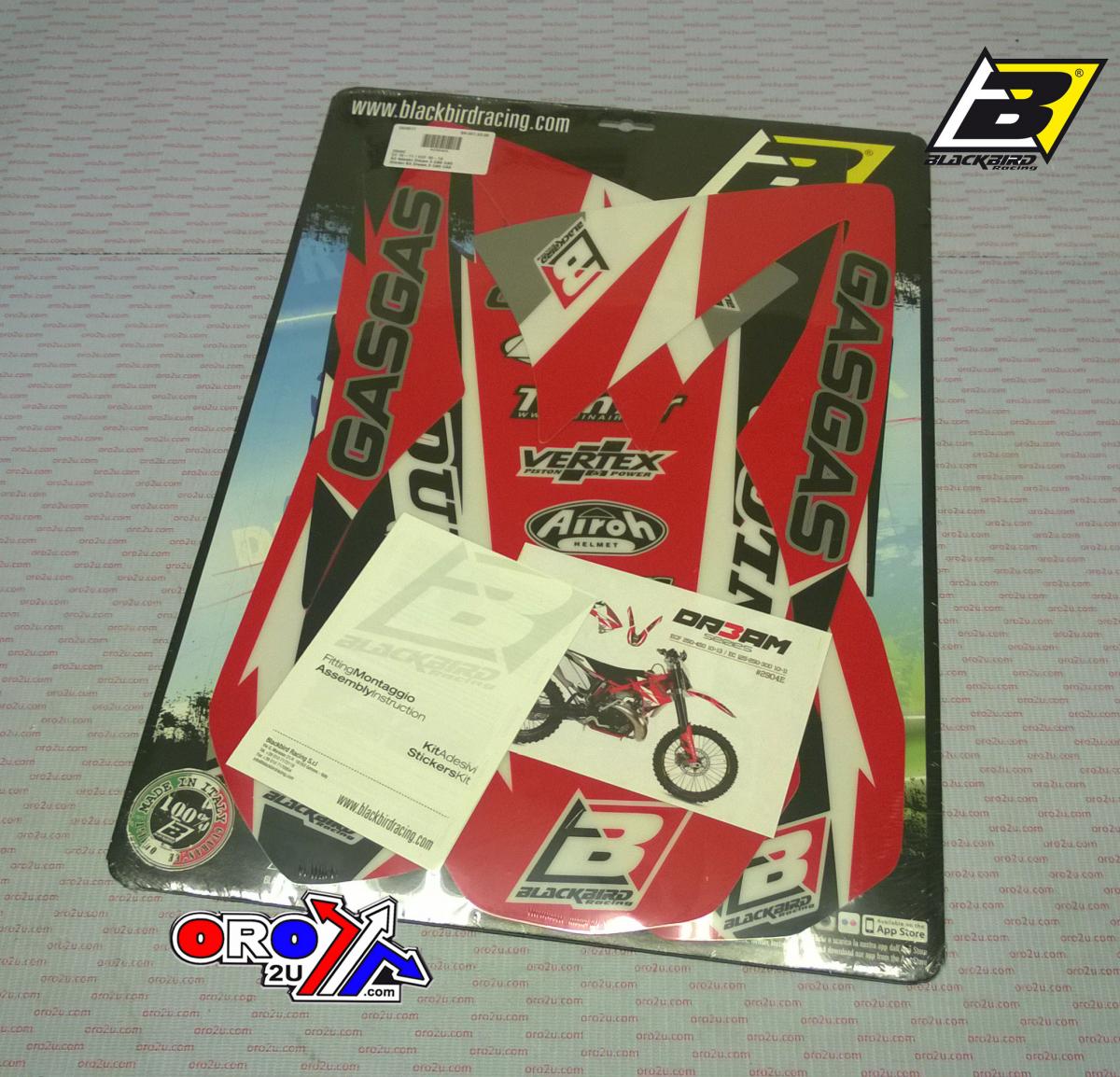 GAS GAS EX125-300 10-11, FSR250-450 10-11, DREAM 3 RED DECAL KIT