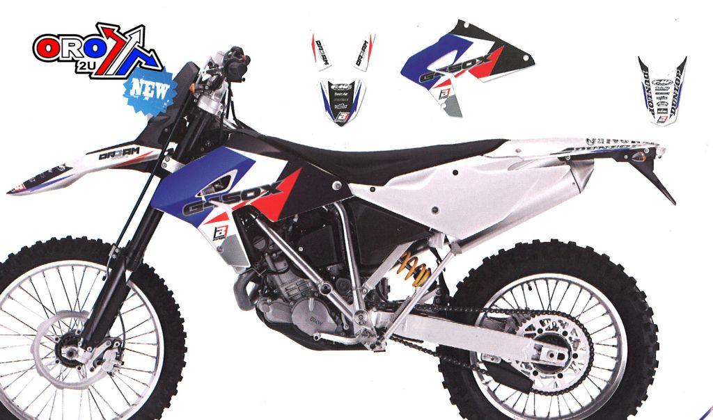 GRAPHICS BMW G450X 2007-2011, DECAL SET