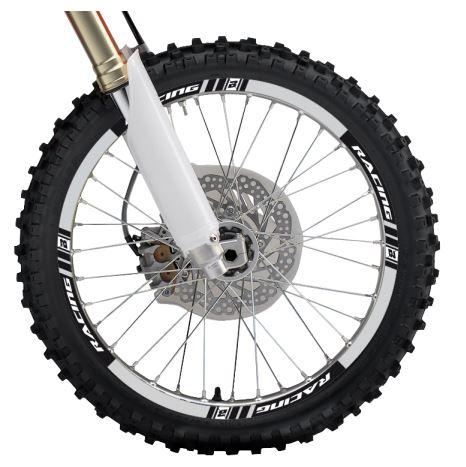 RIM STICKER GREY RACING can be applied on 17'', 18'', 19'' and 21'' rims