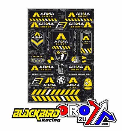 ARMA ENERGY STICKER SHEET, PRE-CUT