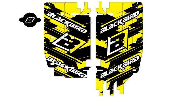 RAD LOUVER DECAL SUZUKI RM-Z250 2010-2018