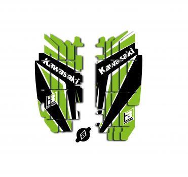 RAD LOUVER DECALS KAWASAKI KX-F250 2009-2016