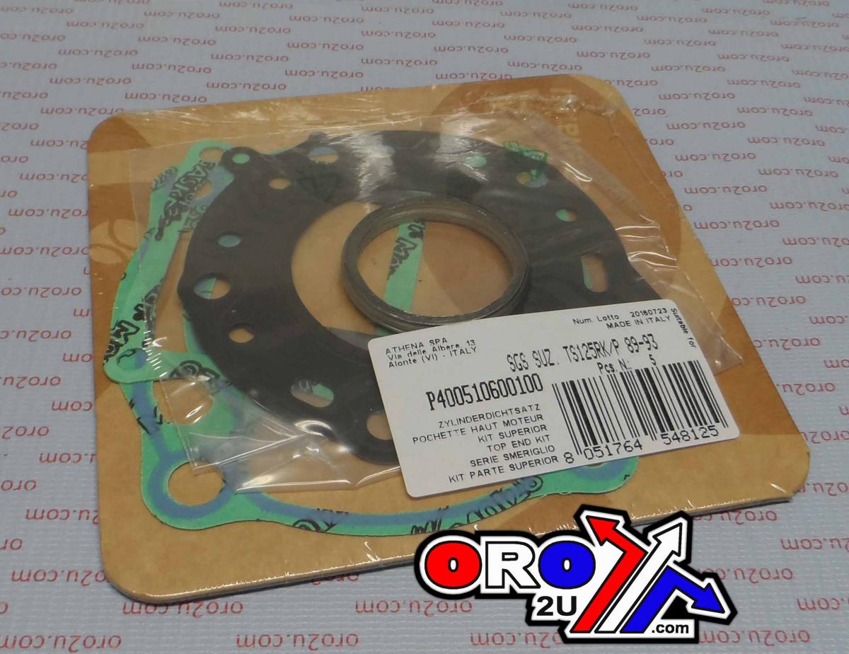 ATHENA TOP END GASKET SET SUZUKI TS125R/ER 1989-1993
