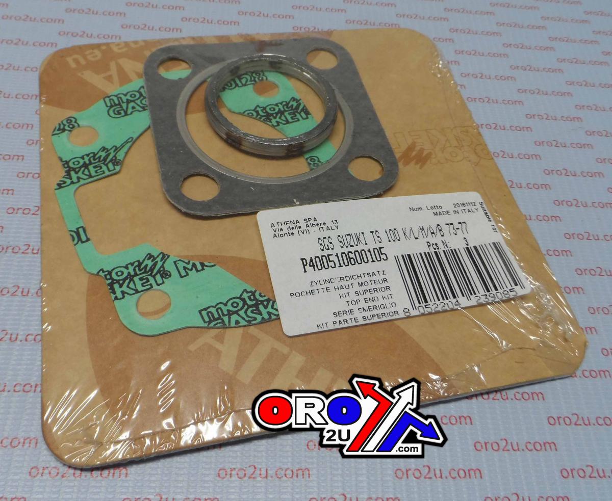 ATHENA TOP END GASKET SET SUZUKI TS100ER 1973-1977