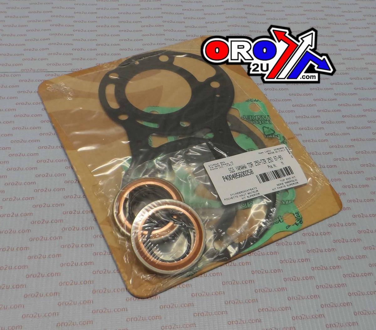 ATHENA TOP END GASKET SET YAMAHA TDR250 1988, TZR250 1987-1992