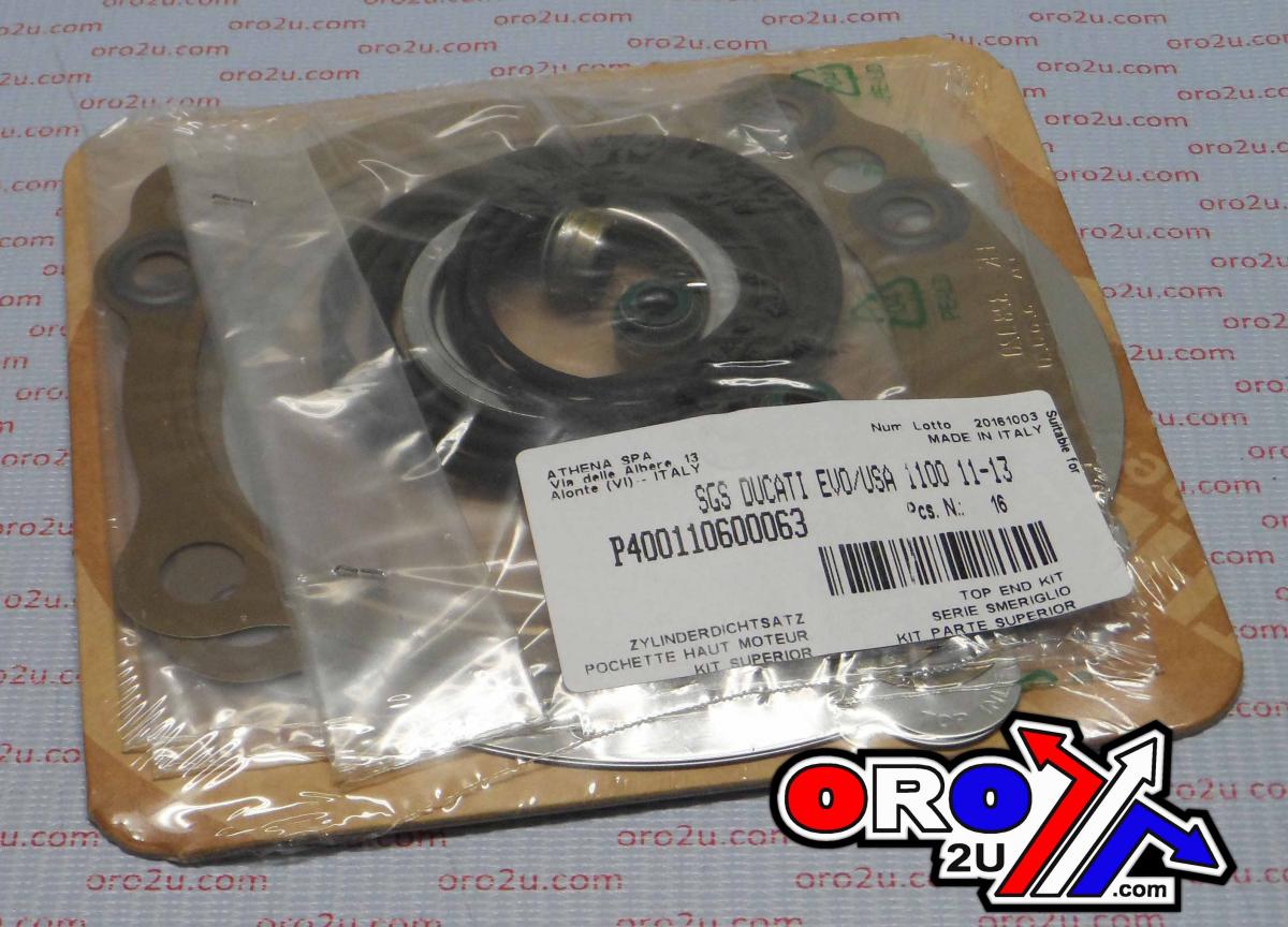 ATHENA TOP END GASKET SET DUCATI 1100 MONSTER EVO 11-13, HYPERMOTARD 10-12
